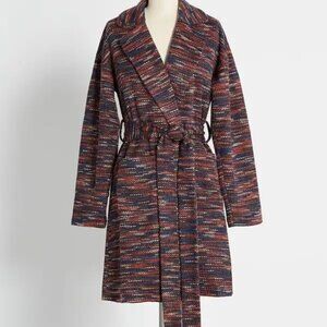 Modcloth | Drinks by The Fireplace Sweater Coat
